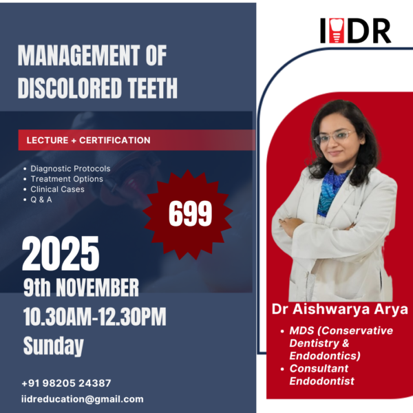 Dr Aishwarya Arya IIDR Speaker