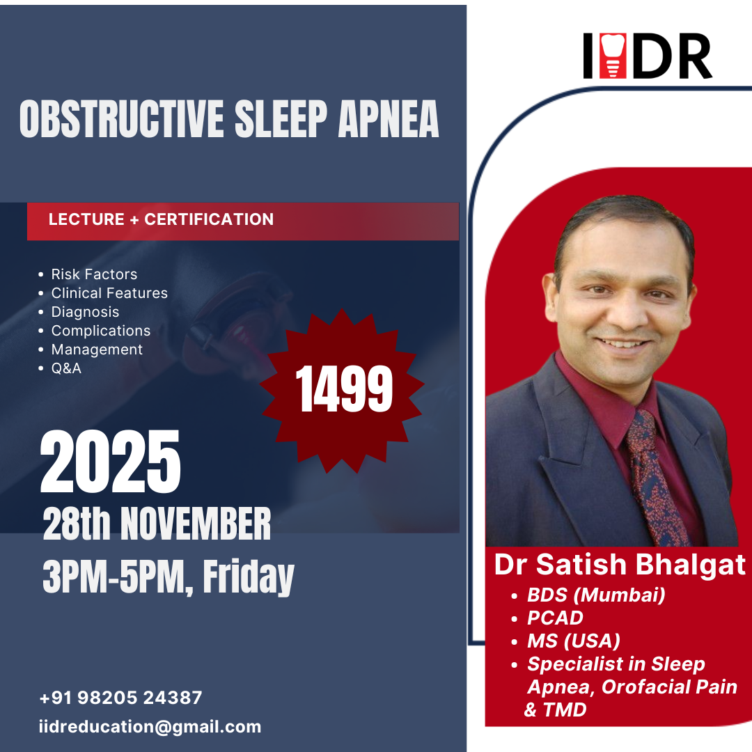 Dr Satish Bhalgat dental webinar course Dr Satish Bhalgat dental webinar course