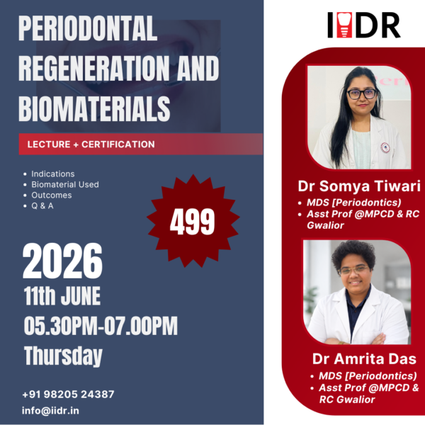 Dr Amrita Das Dr Somya Tiwari IIDR Speakers