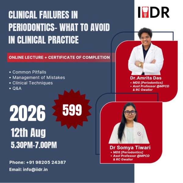 DR Amrita Das & DR Somya Tiwari IIDR Speakers