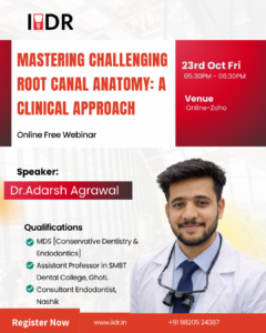 Dr Adarsh Arawal IIDR Speaker