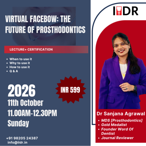Dr Sanjana Agrawal IIDR Speaker