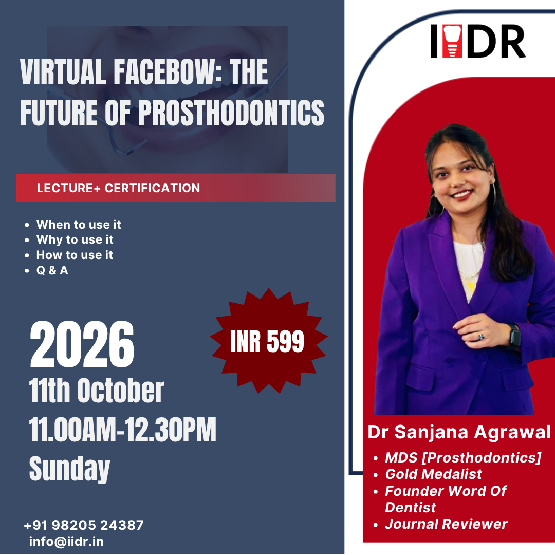 Virtual Facebow:The Future of Prosthodontics Virtual Facebow:The Future of Prosthodontics