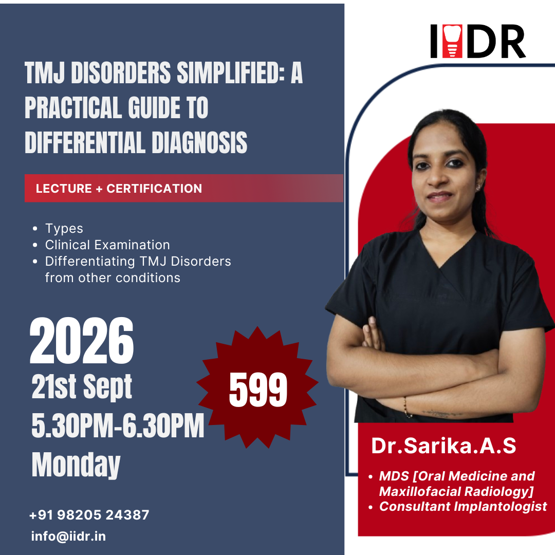 TMJ Disorders Simplified: A Practical Guide to Differential Diagnosis