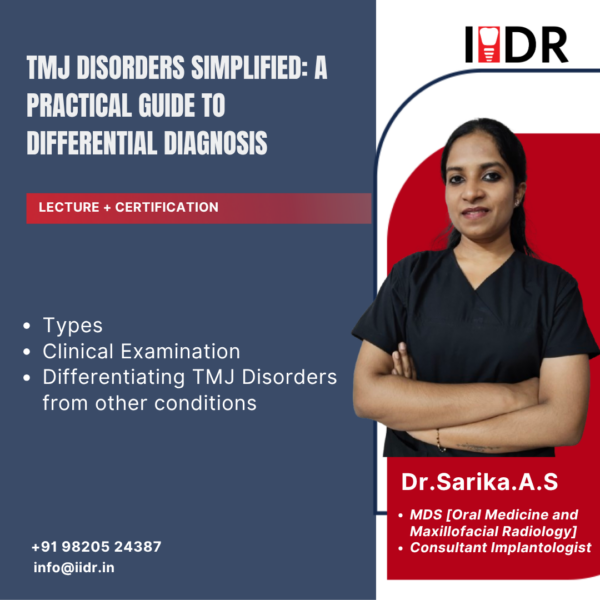 Dr Sarika A S IIDR Speaker