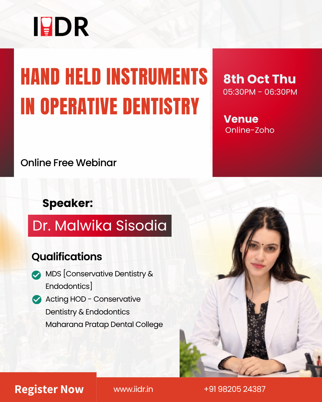 Hand Held Instruments in Operative Dentistry