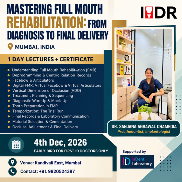 Dr Sanjana Agrawal IIDR Speaker