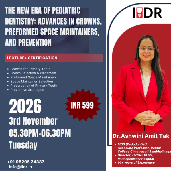 Dr Ashwini Amit Tak IIDR Speaker
