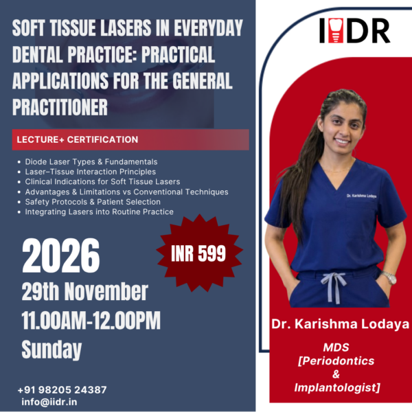 Dr Karishma Lodaya IIDR Speaker