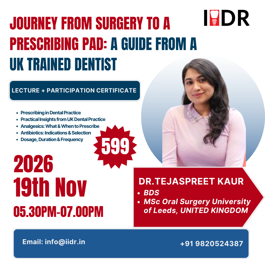 Journey from Surgery to a Prescribing Pad: A Guide From A UK Trained Dentist